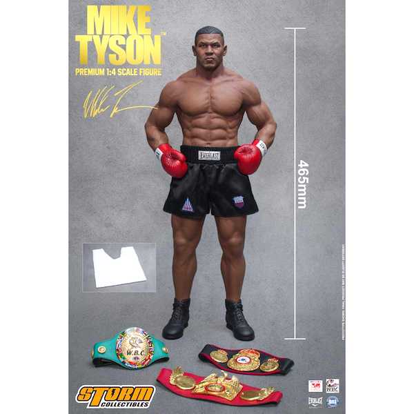 Storm Collectables 1/4th Scale Mike Tyson Figure out of the box. Click to sell or value one
