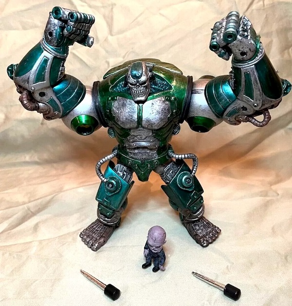The Incredible Hulk Marvel Legends Mecha-Hulk Action Figure out of the pack. Click to appraise or sell one