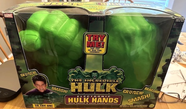 Incredible Hulk Smash Hands. Click to get a free appraisal or sell yours