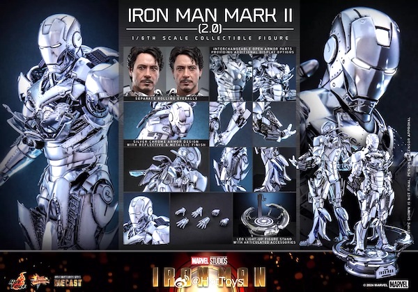 Iron Man 1/6 Scale Mark II 2.0 Figure open box. Click to find out what it's worth