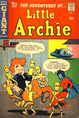 Little Archie #39: Robot cover. Click to sell or appraise your comics