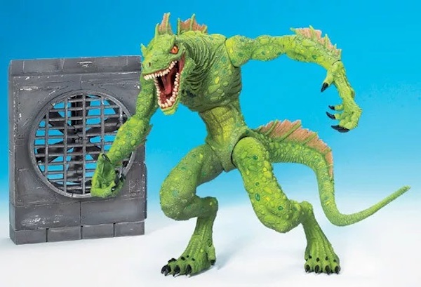 MTV Animated Series Spider-Man Lizard Action Figure out of the pack. Click for free valuation