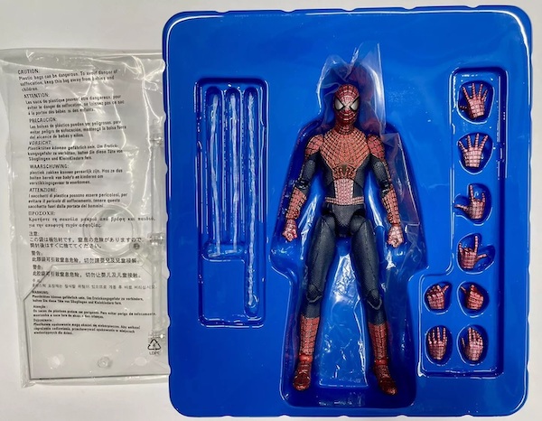 MAFEX No.003 Marvel The Amazing Spider-Man 2 action figure out of the pack. Click to get yours valued