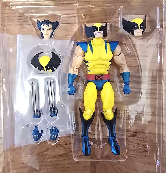 Mafex 096 X-Men Wolverine Action Figure open box. Click to value or sell yours