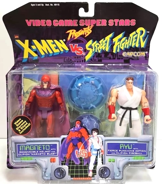 X-Men Magneto vs Street Fighter Ryu Action Figure Set. Click for a free valuation