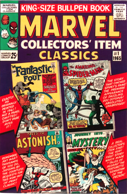 Marvel Collector's Item Classics #1: Reprints Iron Man comic books
