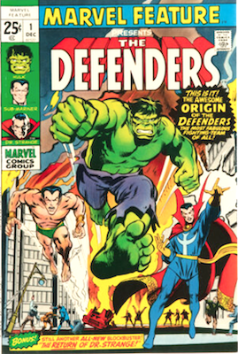 Marvel Feature #1: 1st full Defenders appearance. Click to sell or appraise your Doctor Strange Marvel Comics