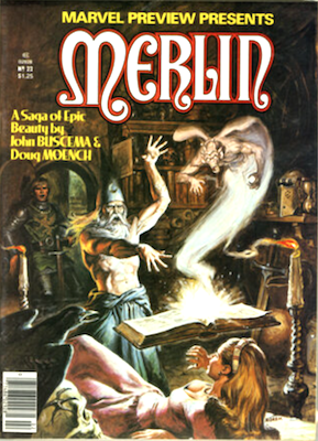 Marvel Preview #22: Merlin cover. Click to sell or value one