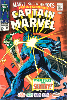 Marvel Super-Heroes #13: Captain Marvel vs Sentry. Click to sell one