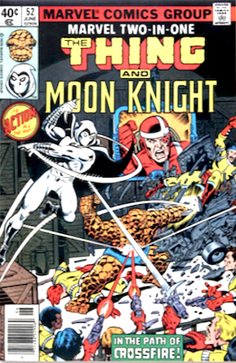 Marvel Two-in-One #52: 1st Crossfire. Click for values