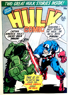 Marvel UK Hulk #28: British comic priced in pence