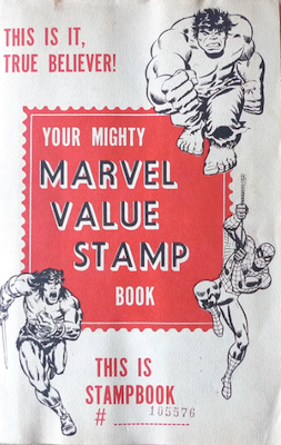 Marvel Value Stamp album Marvel Value Stamp album