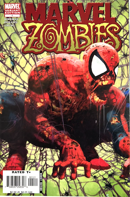 Marvel Zombies #1 variant: Spider-Man #1 homage cover