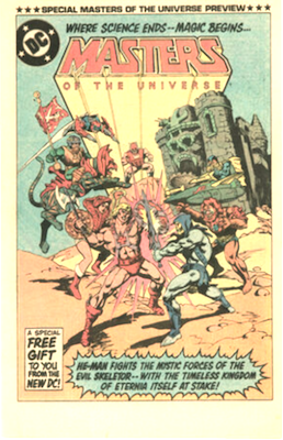Masters of the Universe Promotional Supplement: DC Comics (1982)