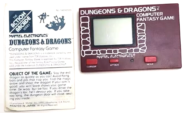 Mattel D&D Handheld Electronic Game (1981). Click to sell or appraise one