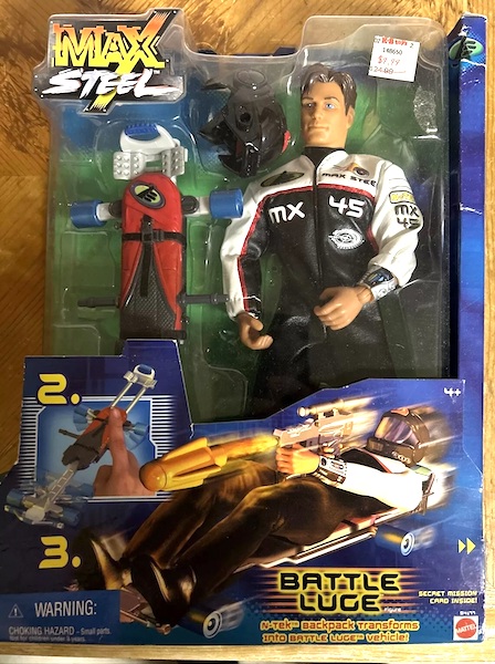Max Steel Battle Luge Figure. Click to value or sell yours