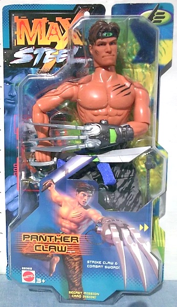 Max Steel Panther Claw Figure. Click for a free valuation