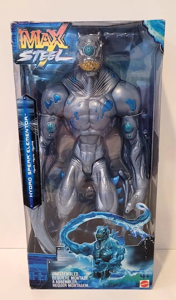 Max Steel Hydro Spear Elementor Figure. Click to value or sell one