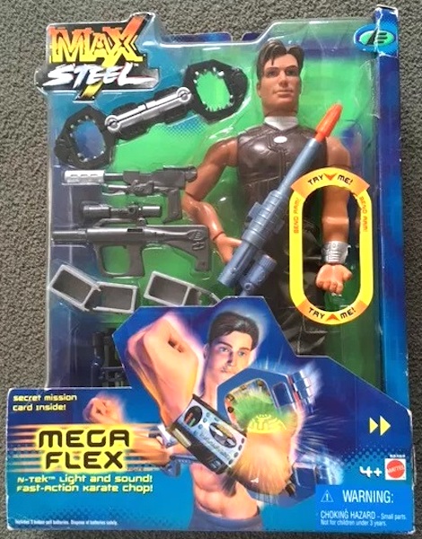 Max Steel Mega Flex Figure. Click to value yours