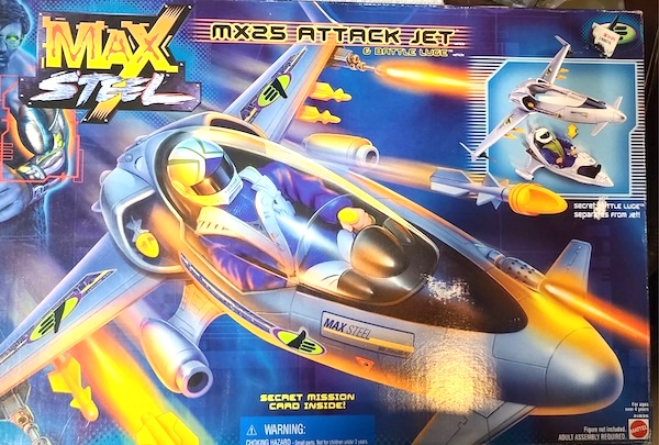 Max Steel MX25 Attack Jet. Click for a free valuation, or to sell one