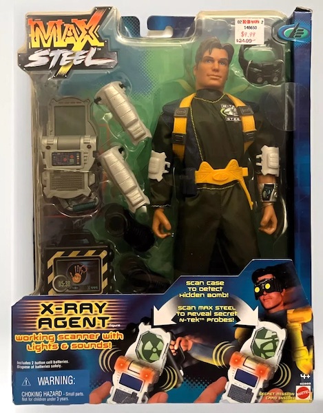 Max Steel X-Ray Agent Figure. Click to value yours free