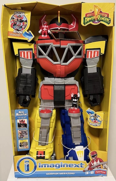 Imaginext Power Rangers Morphin Megazord Giant Playset. Click for appraisal