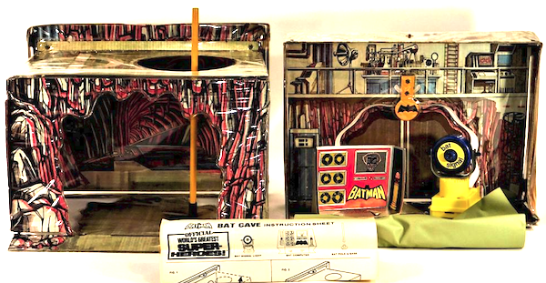 Mego Batcave playset, made from vinyl assembled. Click to sell or appraise yours!