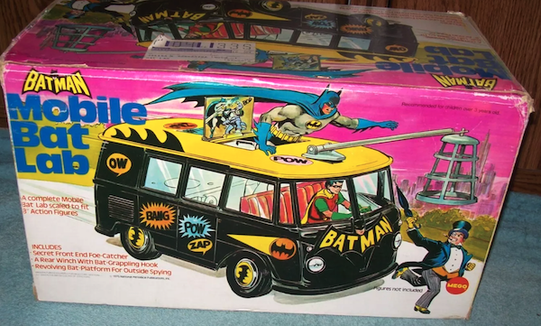 Mego Bat Lab vehicle playset. Click to have yours appraised, or to sell it
