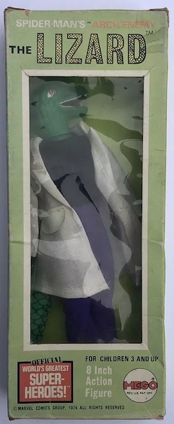 Mego Lizard Action Figure. Click to value yours