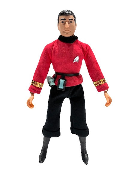 Mego Star Trek Mr. Scott out of the pack. Click to sell your Mego toys