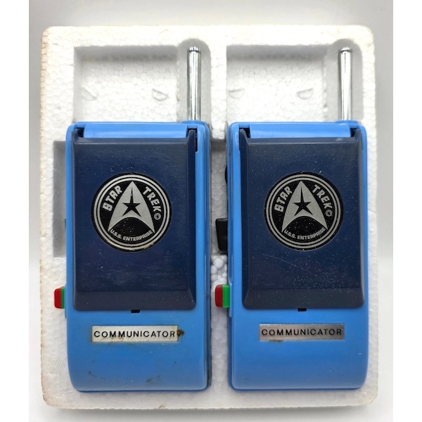 Mego Star Trek Communicators open box. Click to sell your vintage toys