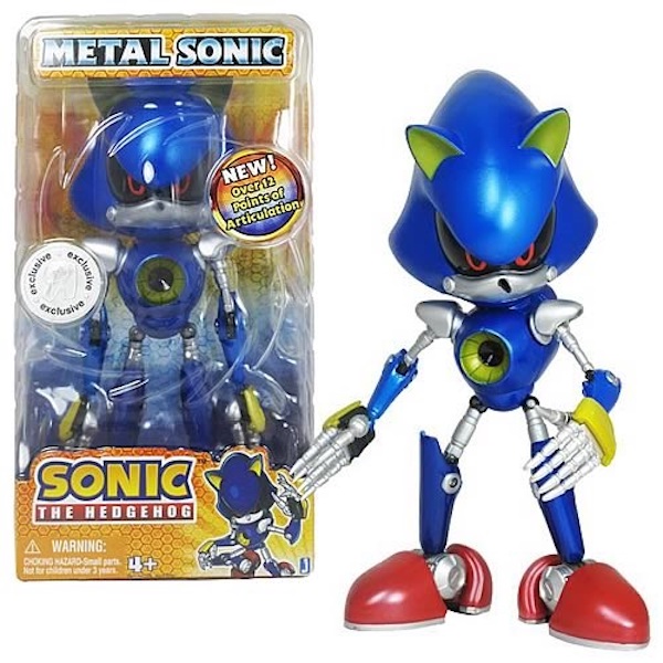 Toys R Us exclusive Sonic the Hedgehog Metal Sonic 10" Action Figure. Click for a free appraisal