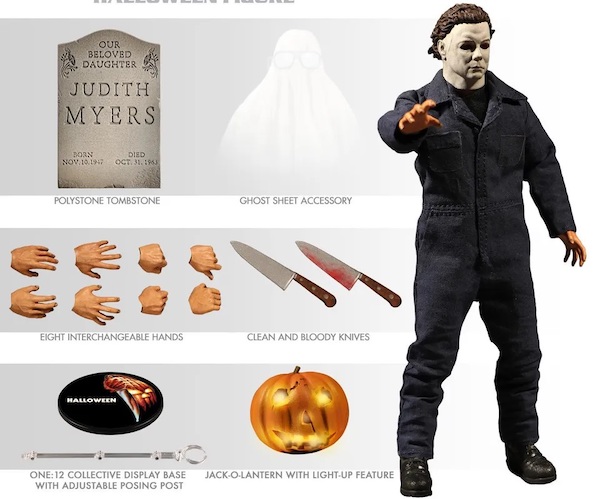 One:12 Halloween (1978) Michael Myers Figure open box. Click for a free appraisal