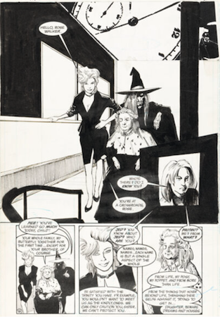 Sandman #10: Page 19 by Mike Dringenberg
