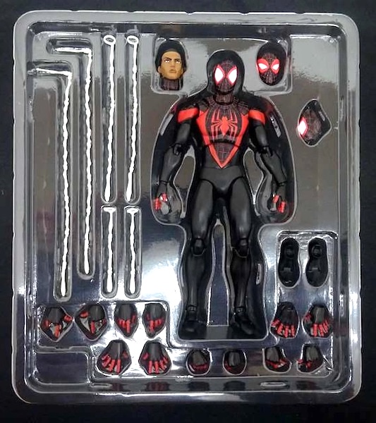 Mafex No.092 Spider-Man Miles Morales open  box. Click to sell or value yours
