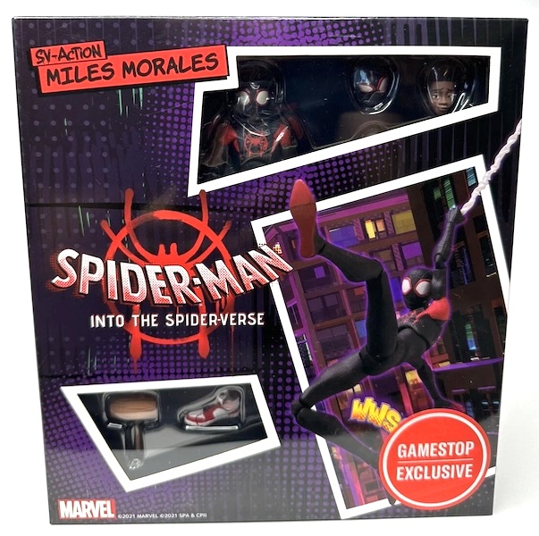 Spider-Man: Into the Spider-Verse Sentinel SV-Action Spider-Man Miles Morales. Click to sell or appraise one