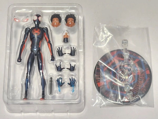 S.H.Figuarts Across the Spider-Verse Spider-Man Miles Morales 1610 Rooftop Ver. open box. Click to value or sell one