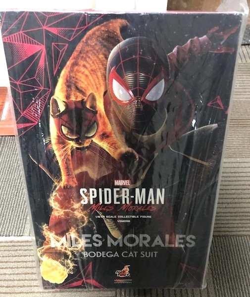Spider-Man VGM50 1/6th Scale Miles Morales (Bodega Cat Suit). Click to value yours