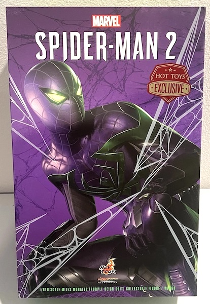 Marvel's Spider-Man 2 VGM68 1/6th Scale Miles Morales Purple Reign Suit. Click to sell or value yours