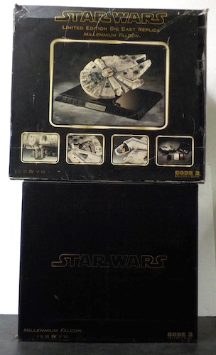 Star Wars Millennium Falcon Limited Edition Die Cast model. Click to value yours