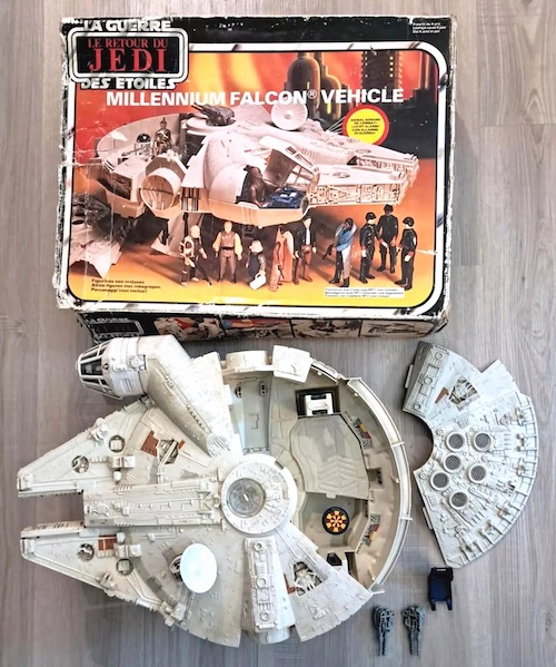 Star Wars Empire Strkes Back Millennium Falcon out of the box. Click to sell or value yours