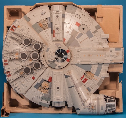 Star Wars The Vintage Collection Millennium Falcon Toys 'R Us Exclusive out of the box. Click to sell or value yours