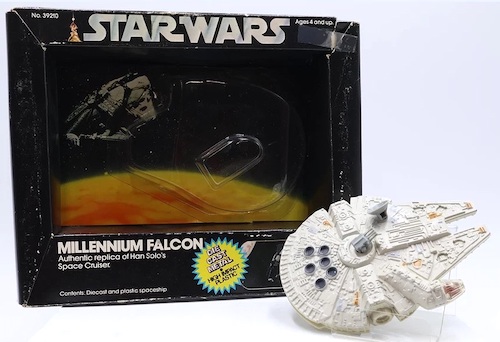 Star Wars Millennium Falcon Die Cast out of the box. Click to sell or appraise one
