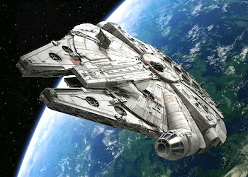 The Millennium Falcon is a classic Star Wars spaceship that has been made into multiple toys over the years