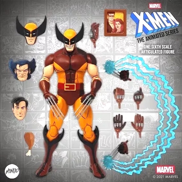 MEDICOM TOY - BE@RBRICK WOLVERINE BROWN Ver. 100％&amp;400％ Bearbrick Wolverine 400% Yellow - US