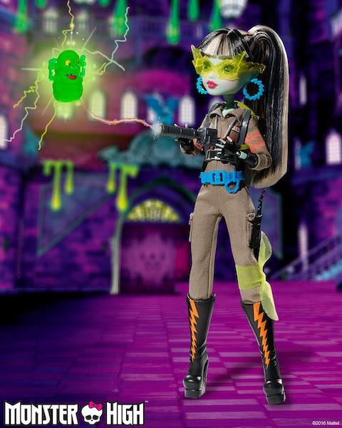SDCC Exclusive Monster High Ghostbusters Frankie out of the box. Click to appraise yours