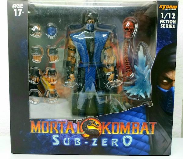 Mortal Kombat Sub Zero 1/12th Action Figure