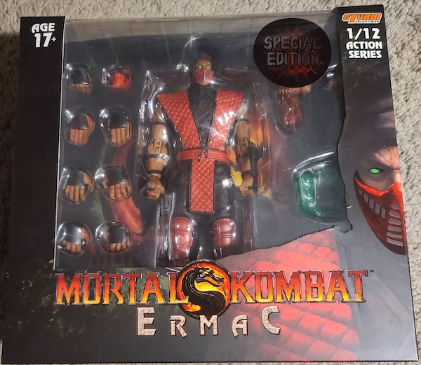 Storm Collectibles モータルコンバットErmac blood Storm Toys Mortal Combat Red Ninja ERMAC 2018 SDCC 1/12