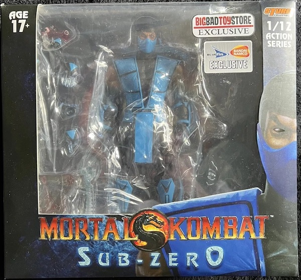 Mortal Kombat Blue Fin BBTS Exclusive MK3 Sub-Zero Action Figure