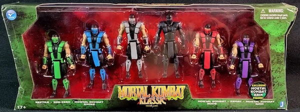 Mortal Kombat Klassic Exclusive 6-Pack Action Figure Set